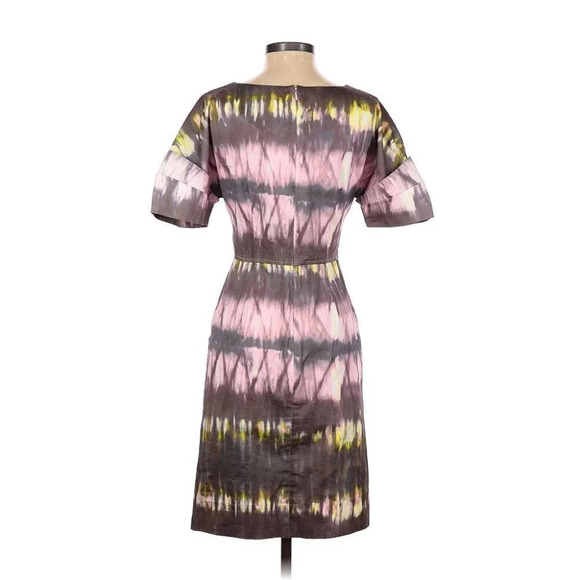 Lela Rose Multi Pink Cotton Dress 2 - Picture 2 of 7